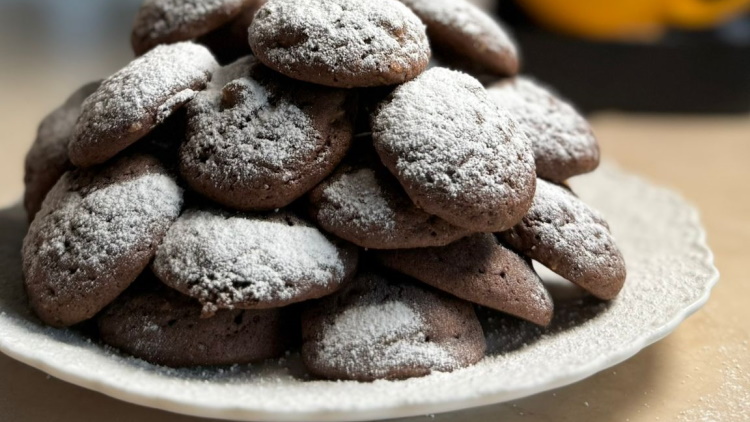 עוגיות אספרסו, קקאו ופיסטוק 