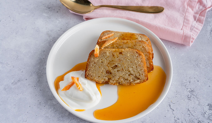 בסבוסה פתיתים עם תפוזים ווניל – קינוח מזרחי חגיגי וקל להכנה