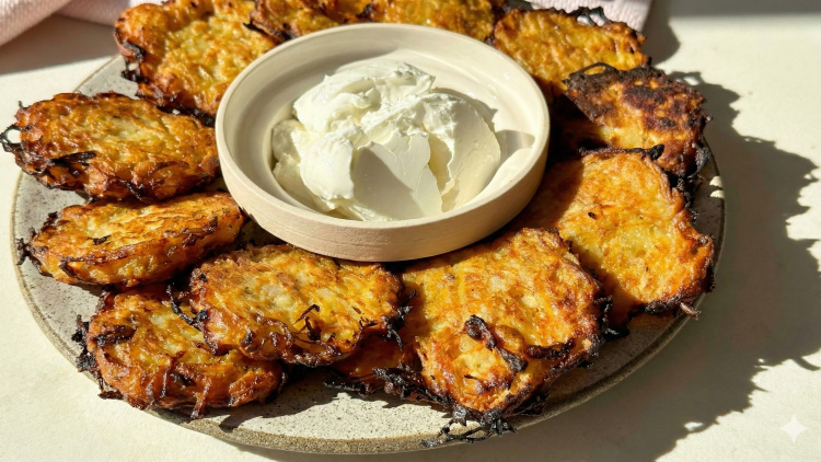 לביבות תפוחי אדמה וירקות שיש לכם במקרר